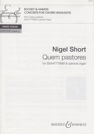 Short, Quem pastores (SSAATTTBBB,[Org]) (Boosey)
