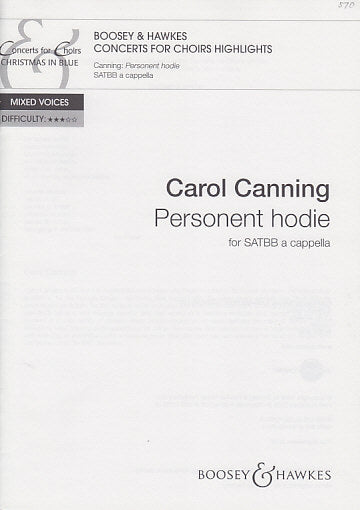 Canning, Personet hodie (SATBB) (Boosey)