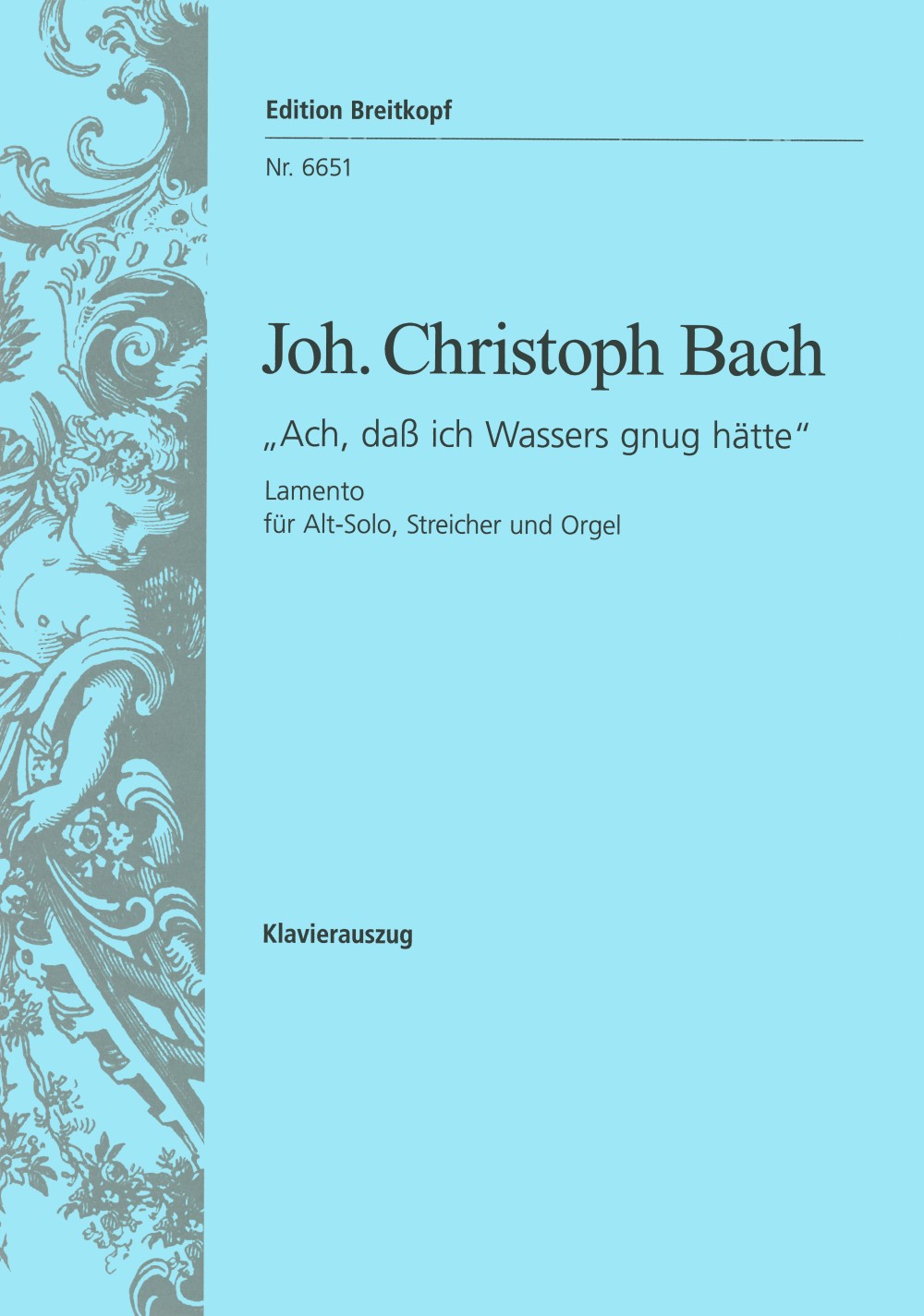 Bach,J.Chr., Lamento (Alto,Kbd) (Breitkopf)