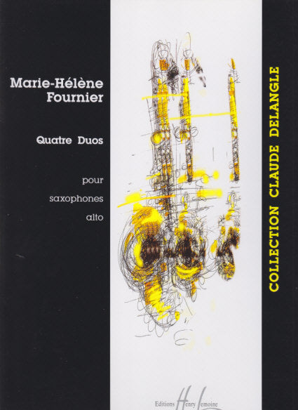 Fournier, 4 Duos (AA Sax) (Lemoine)