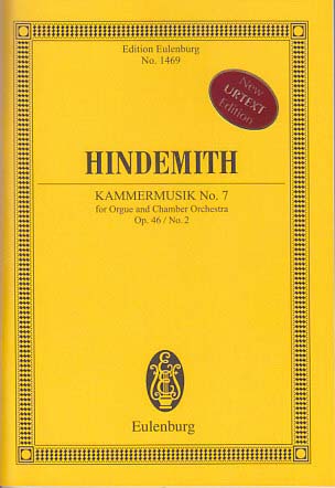 Hindemith, Kammermusik No. 7 op. 46/2 (Eulenburg)