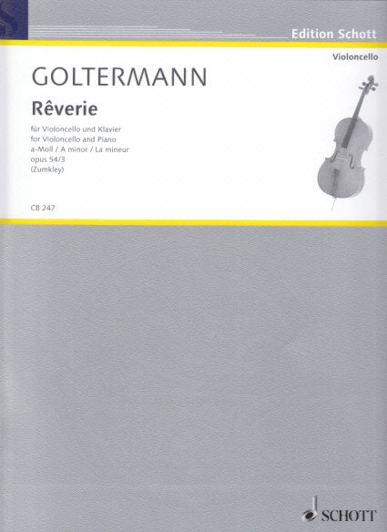 Goltermann, Reverie op. 54/3 in a (Schott)