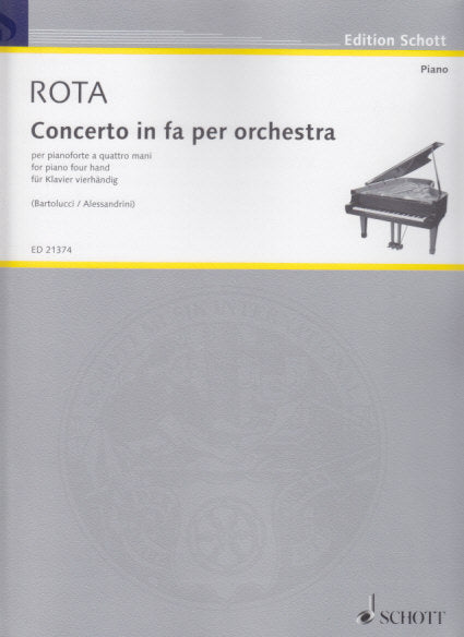 Rota, Concerto in fa ('Festivo') (Schott)