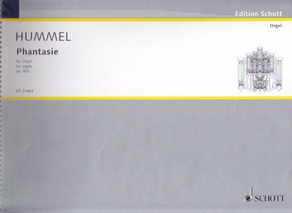Hummel,B., Phantasie op. 87c (1987) (Schott)
