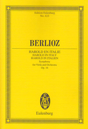 Berlioz, Symphony op. 16 Harold in Italy (Eulenburg)