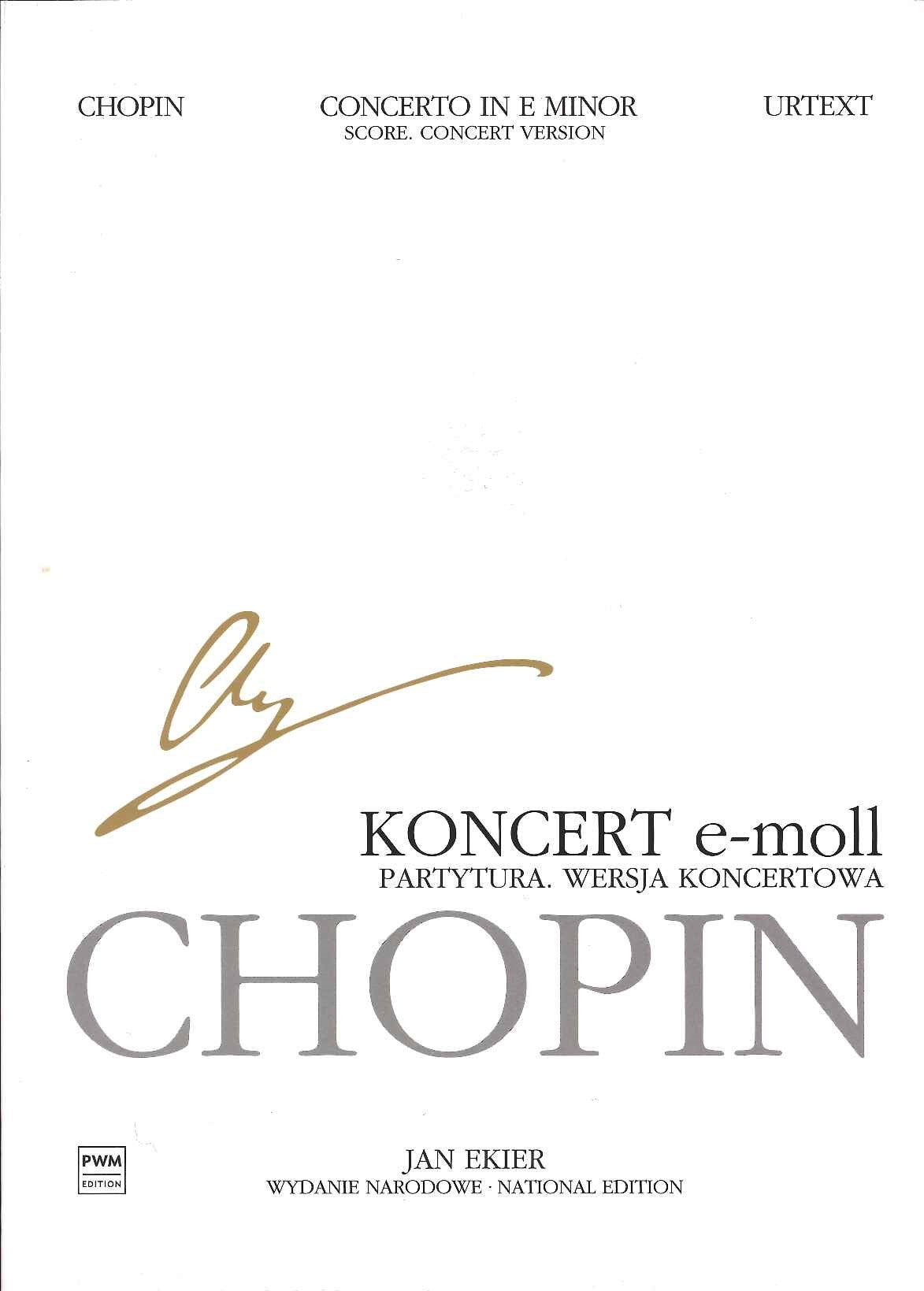Chopin, Conc 1 op. 11 Concert ver 21cm (PWM)