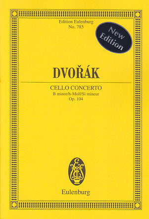 Dvorak, Concerto for Cello op. 104 B 191 (Eulenburg)