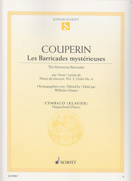 Couperin, Barricades mysterieuses (Schott)