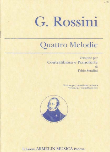 Rossini, 4 Melodie (Armelin Musica)