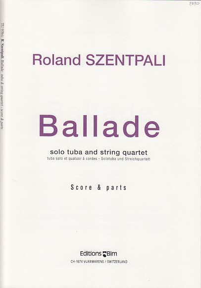 Szentpali, Ballade (Tba,Str) (Bim)