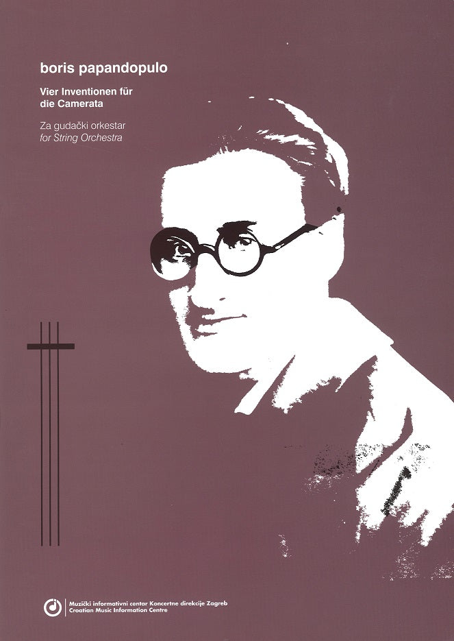 Papandopulo, 4 Inventionen fur die Camer (Croatian Music Information Centre)