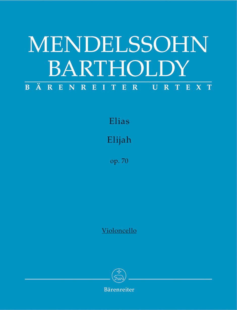Mendelssohn, Elias op. 70 Violoncello (Barenreiter)