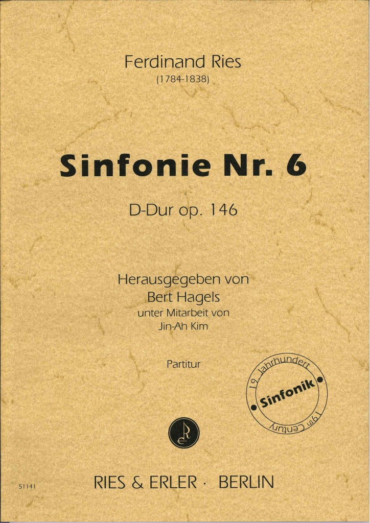 Ries, Symphony No. 6 in D, op. 146 (Ries & Erler)