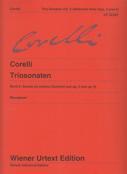 Corelli, Trio Sonatas 2 from op. 2, 4 (Wiener Urtext Edition)