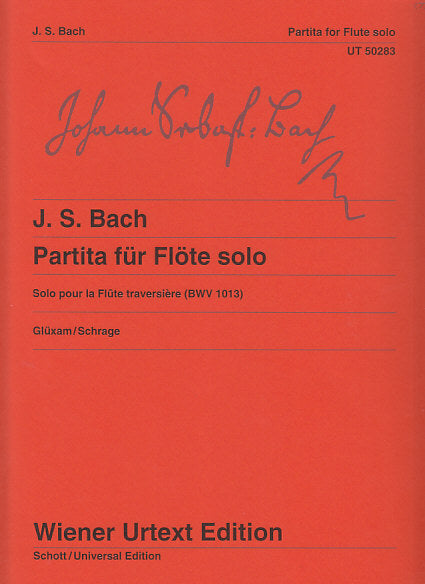 Bach, Partita BWV 1013 in a (Gluxam) (Wiener Urtext Edition)