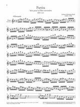 Bach, Partita BWV 1013 in a (Gluxam) (Wiener Urtext Edition)