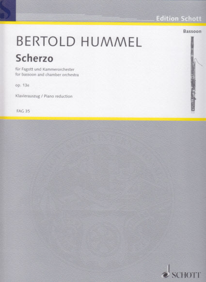 Hummel,B., Scherzo op. 13e (1957) (Schott)