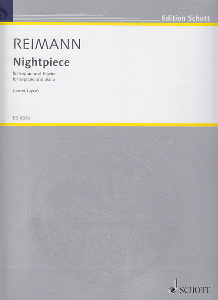 Reimann, Nightpieces (1992) [E] (Schott)