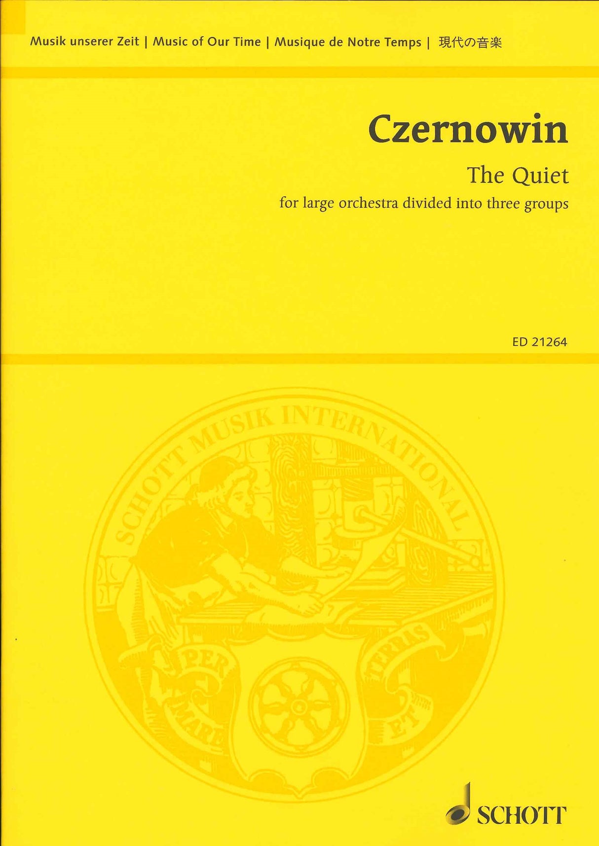 Czernowin, Quiet (2010) (Schott)