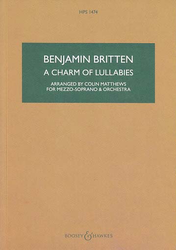 Britten, Charm of Lullabies op. 41 (Boosey)