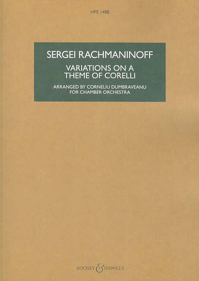 Rachmaninoff, Variations on Corelli (Boosey)