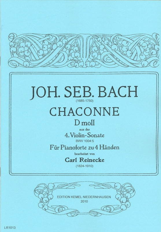 Bach, Chaconne in d BWV 1004 (Reinecke) (Kemel)