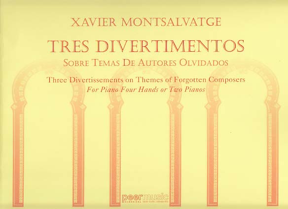Montsalvatge, 3 Divertimentos (Peermusic)