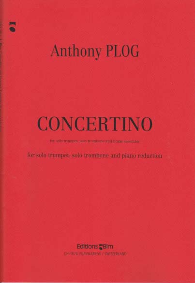 Plog, Concertino (Trp,Tbn,Pf) (Bim)