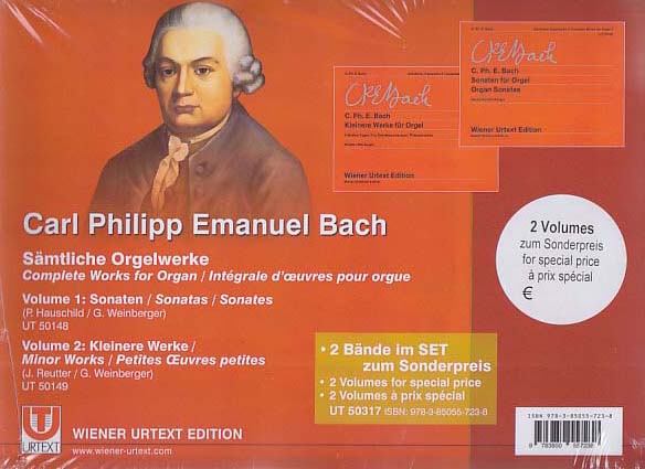 Bach,C.P.E., Samtliche Orgelwerke 1+2 (Wiener Urtext Edition)