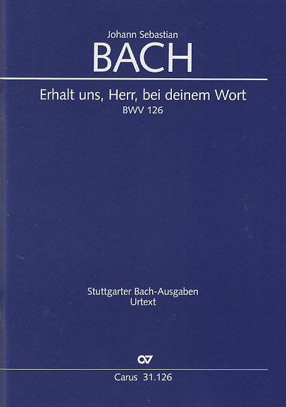 Bach, Kantate BWV 126 Full Score (Carus)
