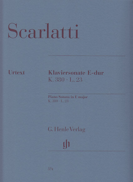 Scarlatti, Sonata in E, K 380, L 23 (Henle)