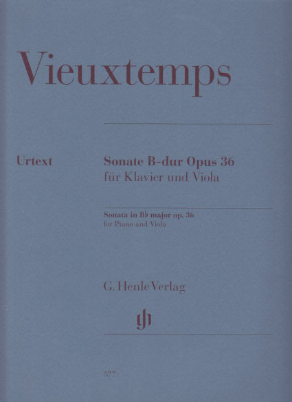 Vieuxtemps, Sonata op. 36 in Bb (Henle)