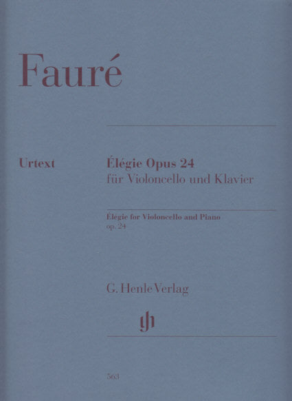 Faure, Elegie op. 24 (Monnier/Geringas) (Henle)