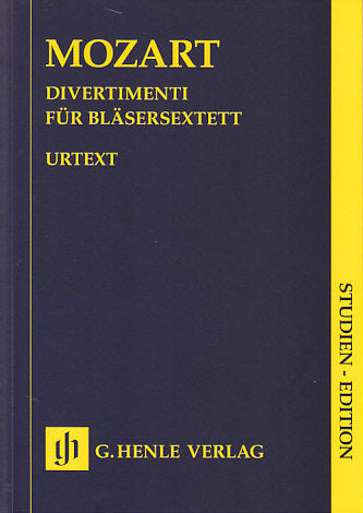 Mozart, Divertimenti for Wind Sextet (Henle)