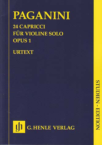 Paganini, Capricci op. 1 (Henle)