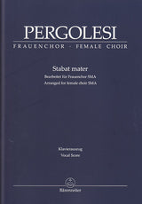 Pergolesi, Stabat mater (Female Choir) (Barenreiter)