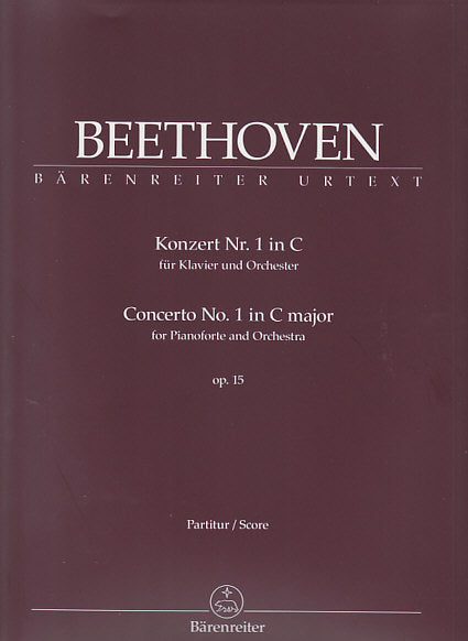 Beethoven, Concerto for Piano 1 Score (Barenreiter)
