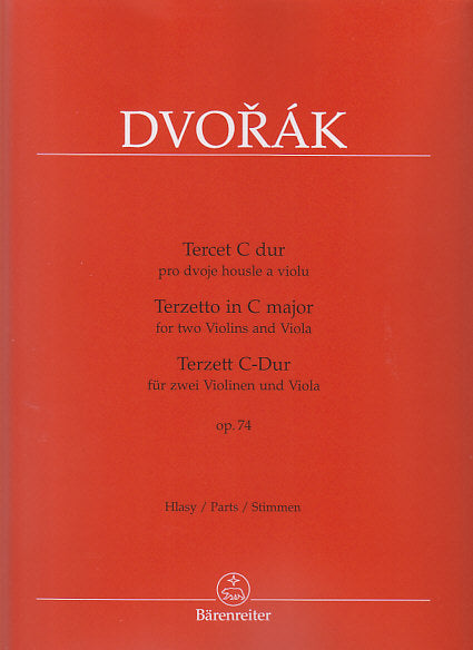 Dvorak, Terzetto op. 74 in C (2Vn,Va) (Barenreiter)