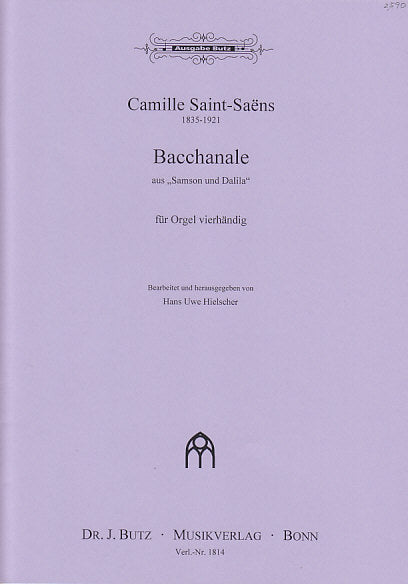 Saint-Saens, Bacchanale (Organ 4 Hands) (Butz)