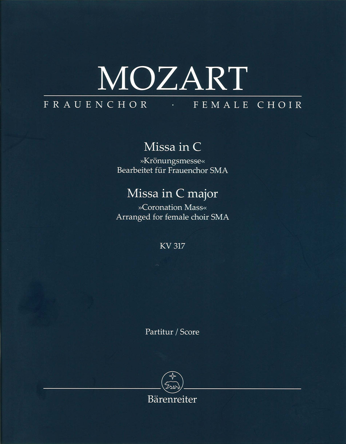 Mozart, Missa KV 317 (Female Chor) (Barenreiter)