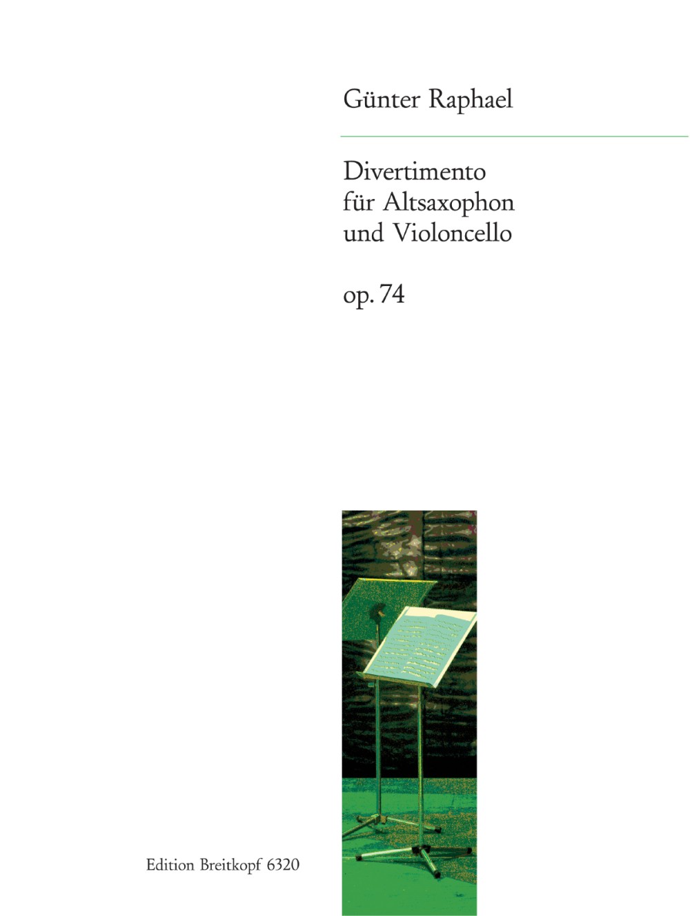 Raphael, Divertimento op. 74 (ASax,Vc) (Breitkopf)