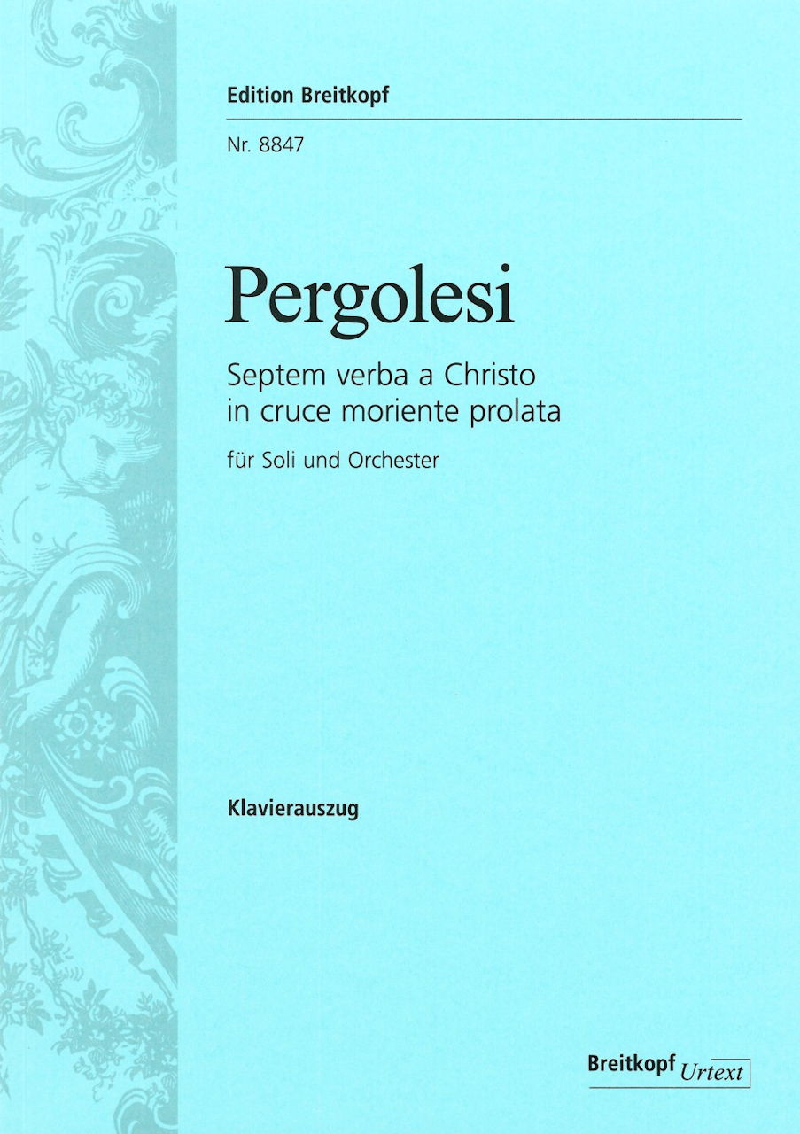 Pergolesi, Septem verba a Christo (Breitkopf)
