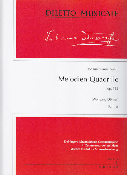 Strauss,J., Melodien-Quadrille Score (Doblinger)