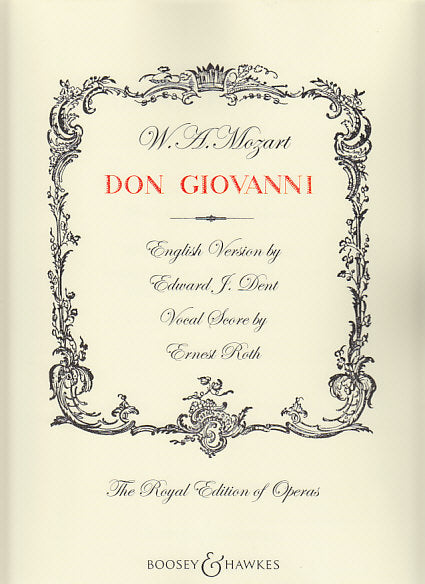Mozart, Don Giovanni, KV 527 [I/E] (Boosey)