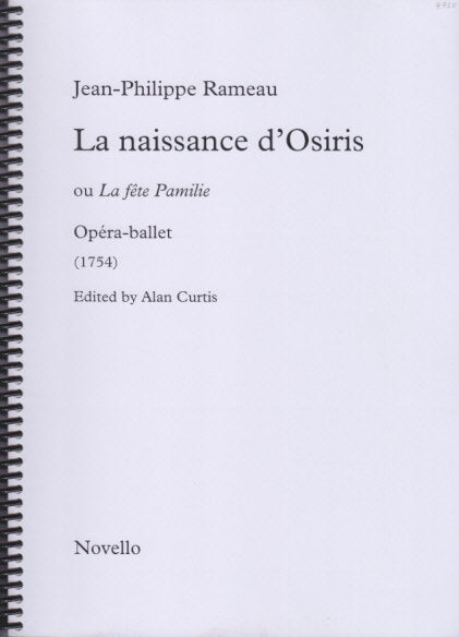 Rameau, Naissance d'Osiris (Novello)