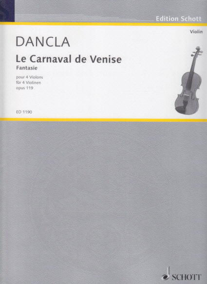 Dancla, Carnaval de Venise op. 119 (4Vn) (Schott)