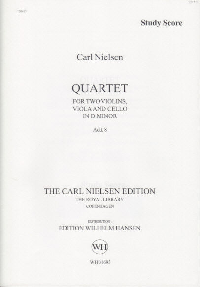 Nielsen, Quartet in d Add. 8 FS 3d (W.Hansen)