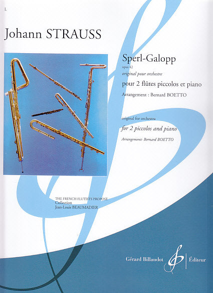 Strauss,J., Sperl-Galopp op. 42 (2Pic,Pf (Billaudot)