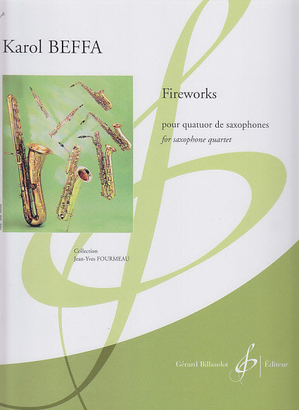 Beffa, Fireworks (SATBr Sax) (Billaudot)
