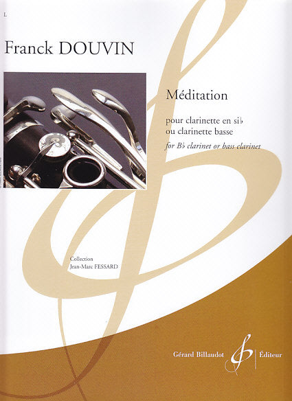 Douvin, Meditation (Cl Solo) (Billaudot)
